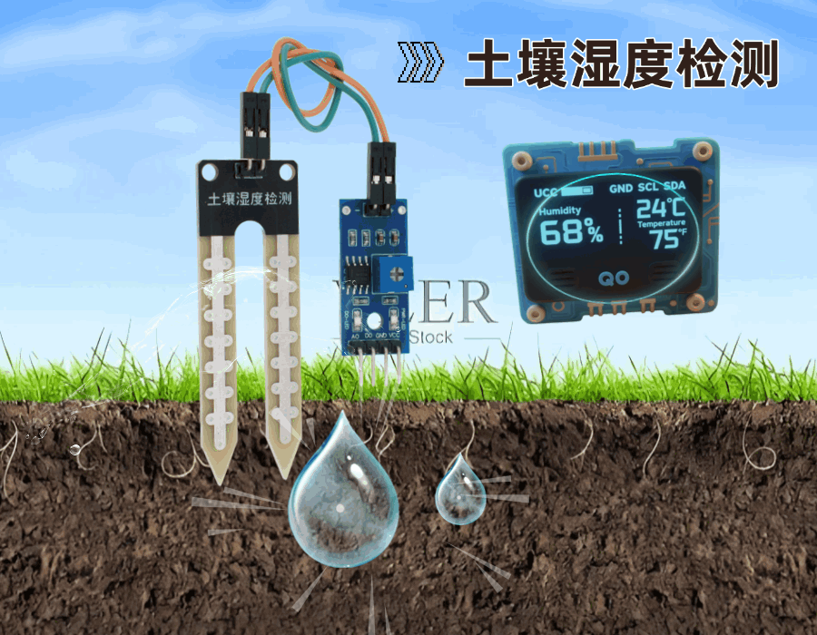 土壤湿度检测自动灌溉系统